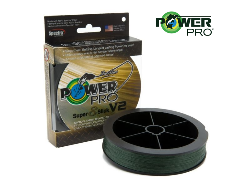 Power Pro Super 8 Slick V2 (Hi-Vis Aqua Green) - 150 Yards - Rock Outdoors