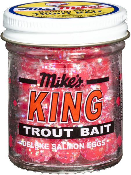 Atlas-Mike's King Glitter Salmon Egg Pink 1.1 oz Jar