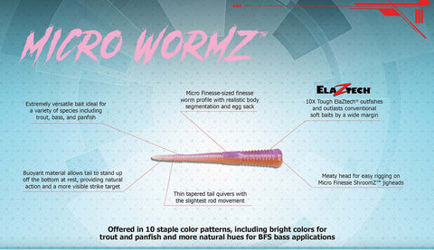Z-MAN Micro WormZ 2" 8-Pack