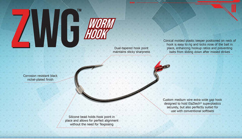 Z-Man ZWG Worm Hook 4-Pack