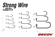Decoy JIG11B/JIG11S Strong Wire Jig Hook