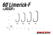 Decoy JIG53F 60 Degree Limerick-F Jig Hook