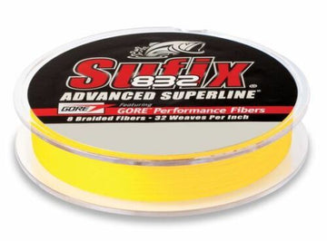 Sufix 832 Advanced Superline® braided line -Ghost/Green/Yellow