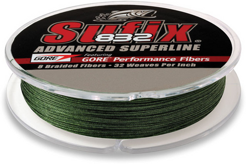 Sufix 832 Advanced Superline® braided line -Ghost/Green/Yellow