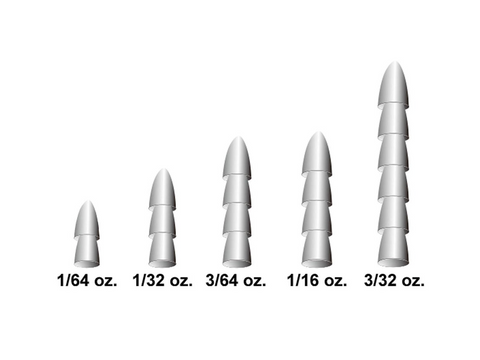 X-ZONE Tungsten PAGODA NAIL SINKER