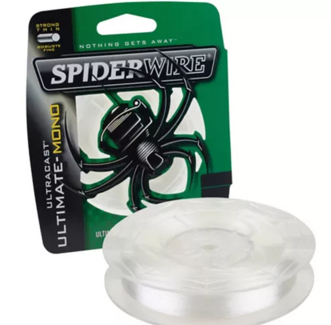 Spiderwire Ultracast Ultimate Mono Line Filler Spool Clear 10lb 300yd