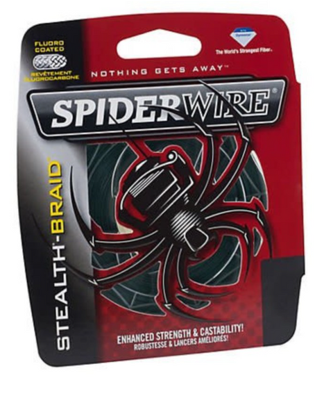 Spiderwire Stealth Filler Spool Braided Line Yellow 125yd