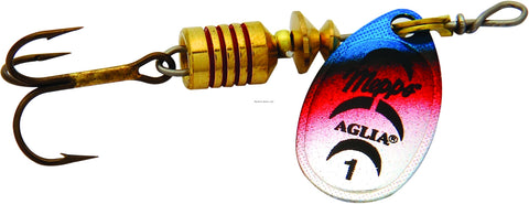 Mepps Aglia In-Line Spinner #1 1/8oz  Plain Treble