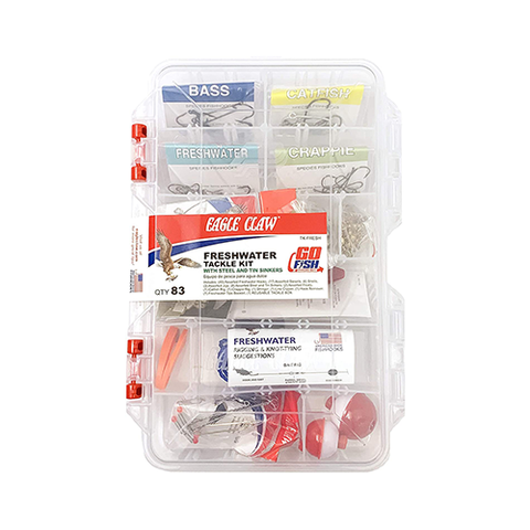 Eagle Claw 83 Piece Freshwater Tackle Kit