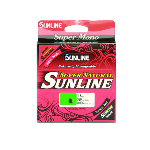 Sunline Super Natural Mono Line Natural Clear 330yd
