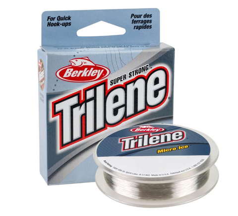 Berkley Trilene Micro Ice Monofilament Fishing Line Clear Steel 8lbs 110yds