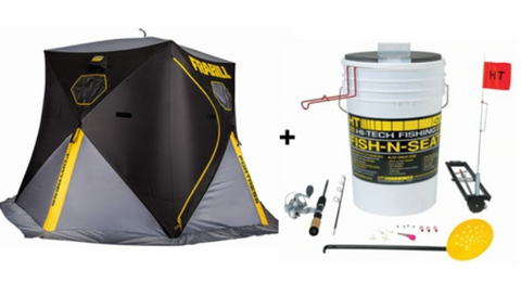 Frabill Fortress 260 Ice Fishing Tent Combo