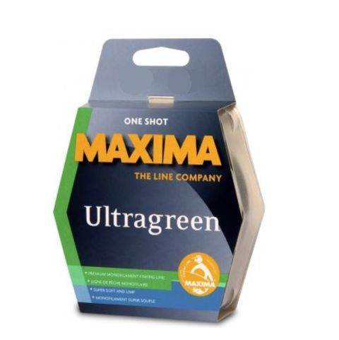Maxima One Shot Ultragreen Monofilament Fishing Line 250yd