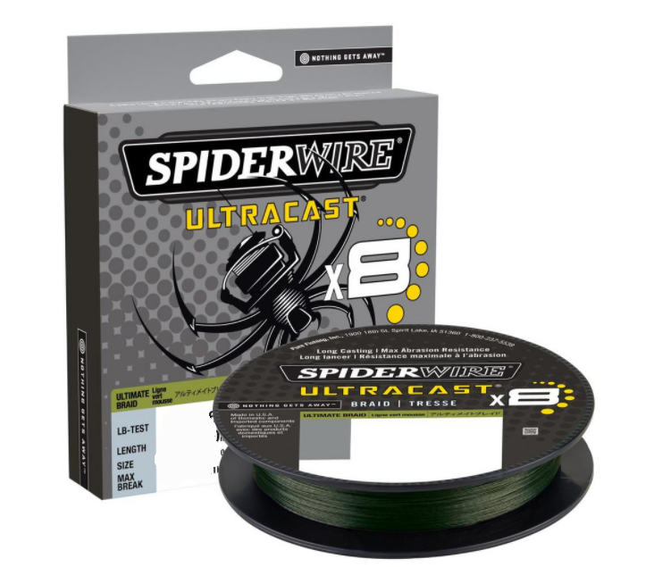 Spiderwire Ultracast Braided Line, Moss Green, 164yd