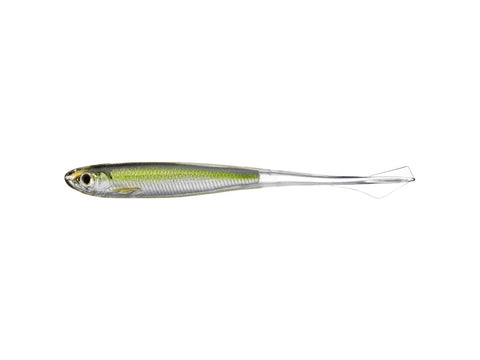 Live Target ICT Ghost Tail Minnow 4-1/2" Silver/Green Qty 4