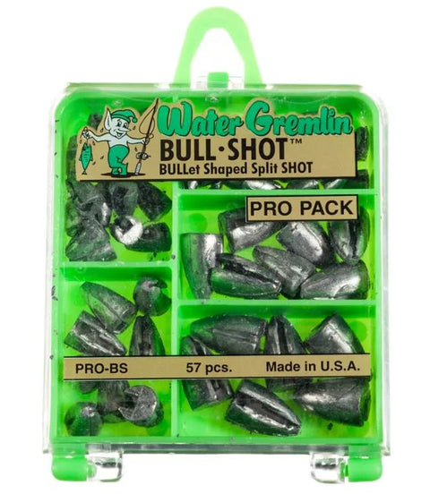 Water Gremlin Bull-Shot Split Shot Pro Pack 57 Pcs