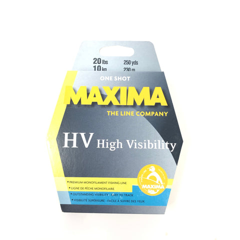 Maxima HV High Visibility One Shot Monofilament Line