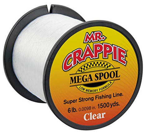 Lew's Mr. Crappie Monofllament Mega Spools-Clear