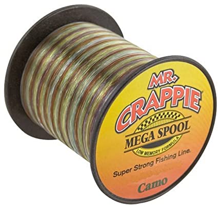 Lew's Mr. Crappie Monofllament Mega Spools-Camo