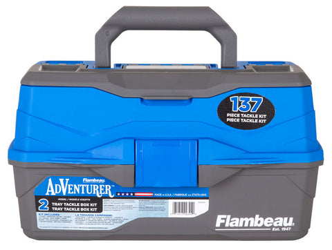 Flambeau Adventure 2-Tray 137-Piece Tackle Box Kit
