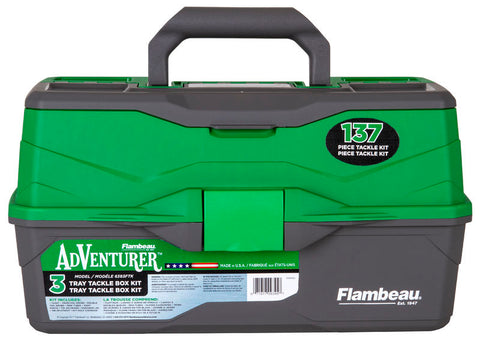 Flambeau Adventurer 3-Tray 137-Piece Tackle Box Kit