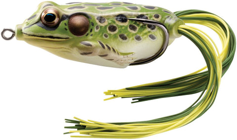 LiveTarget Frog Hollow Body Topwater Lure Green/Yellow