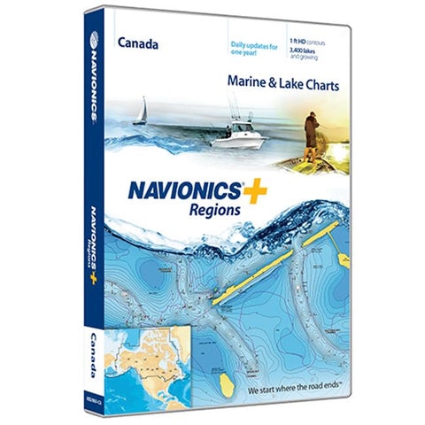 Navionics MSD-NAV-CA Navionics & Canada Plus Chart Plotter