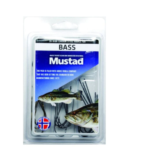 Mustad 35-Piece Bass Hook Kit