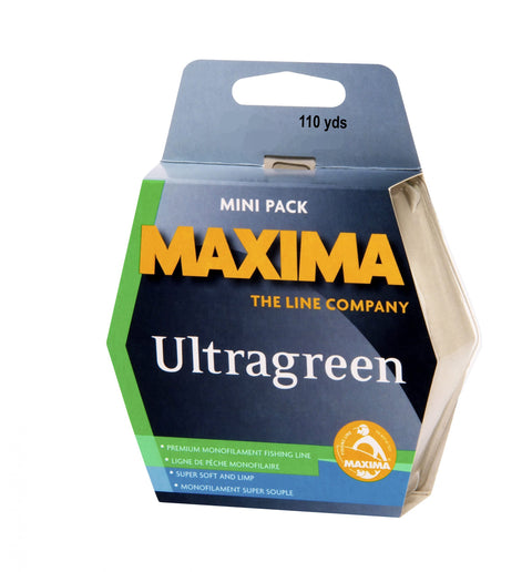 Maxima Mini-Pack Monofilment Line Ultragreen 110yd