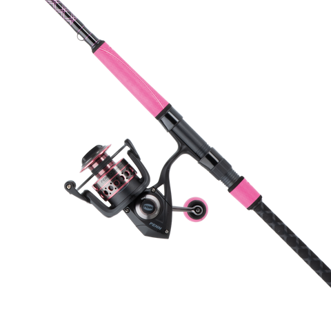 PENN Passion II Spinning Reel and Fishing Rod Combo, Black/Rose Gold, 2000  Size Reel - 6'6 - Medium Light - 2pc in Dubai - UAE