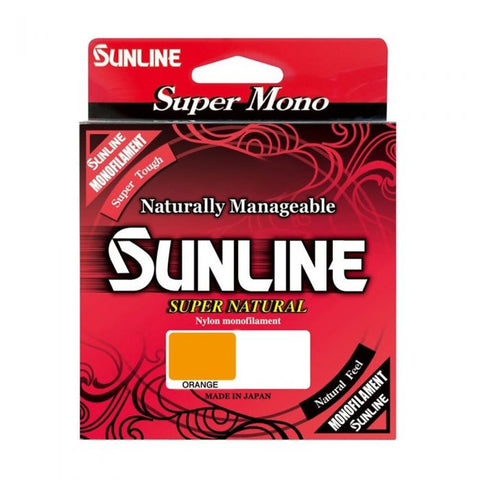 Sunline Super Natural Mono Line Orange 330yd
