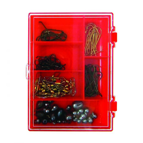 Eagle Claw Hook, Sinker And Swivel Assortment, 122Pc