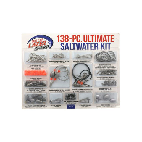 Eagle Claw Ultimate Saltwater Terminal Kit 138 Pcs