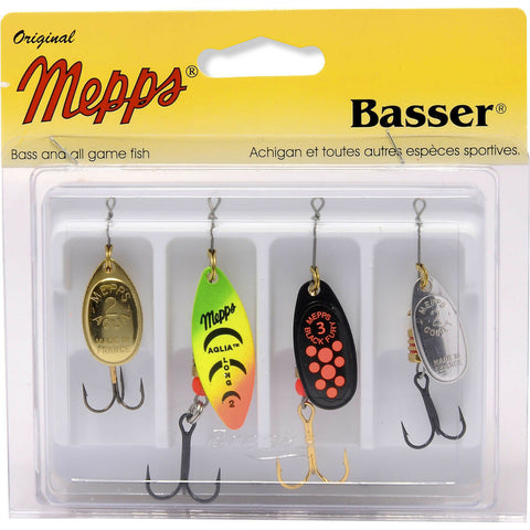 Mepps 4-Pack Basser Kit Assorted