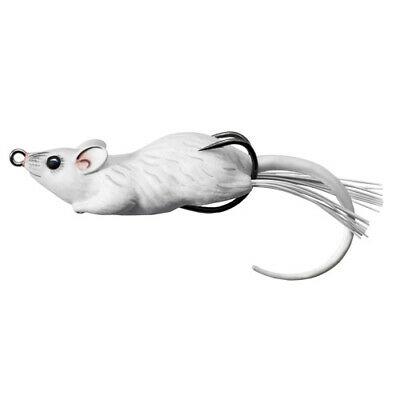 LiveTarget Mouse Hollow Body Topwater Lure White/White