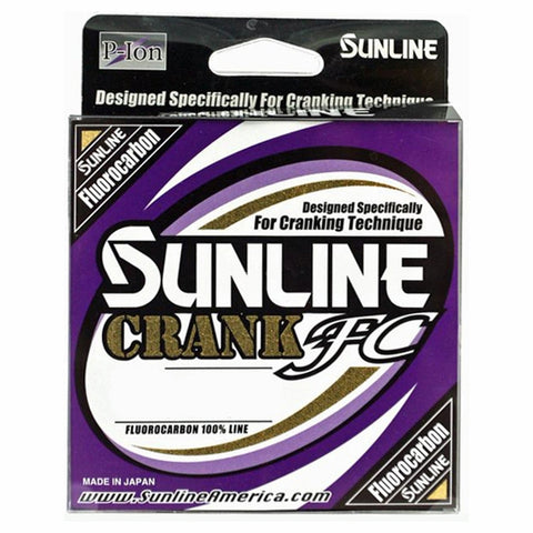 Sunline Crank FC 100% Fluorocarbon Line Clear 12lb 200yd